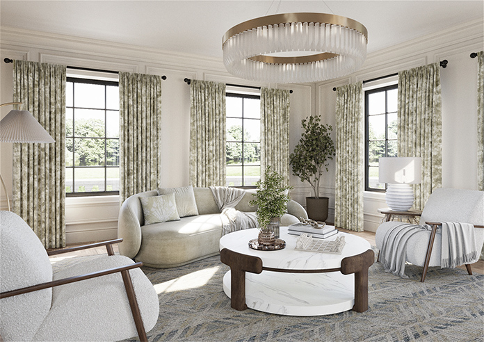 Cyrus Crushed Velvet, Cream - Made to Measure Curtains - Image 7